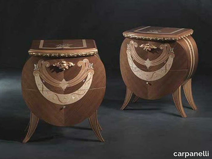 VANITY - Wooden bedside table with drawers _ carpanelli