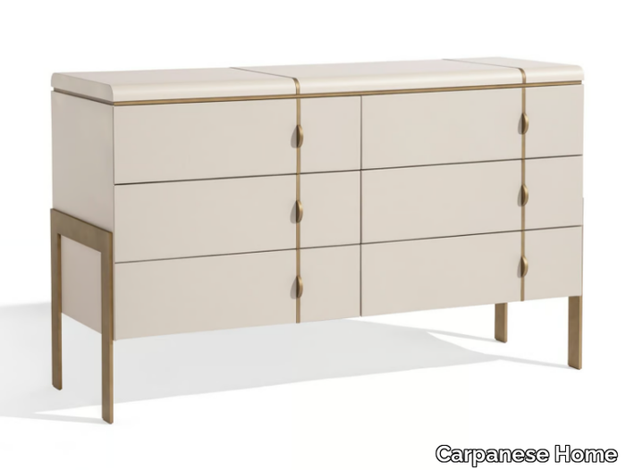 ALTHEA D - Wooden chest of drawers _ Carpanese Home