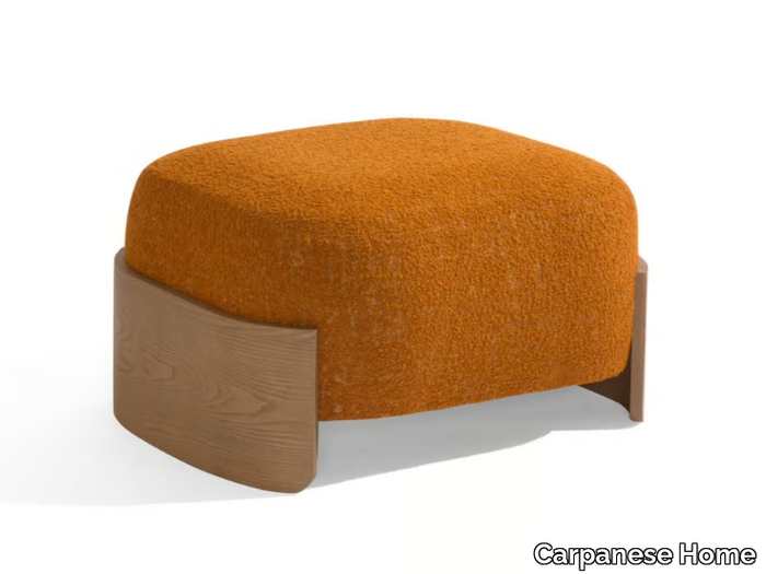 BETTY - Upholstered fabric footstool _ Carpanese Home