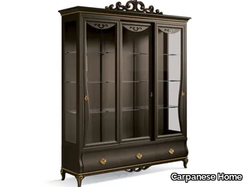 5008 - Wood and glass display cabinet _ Carpanese Home