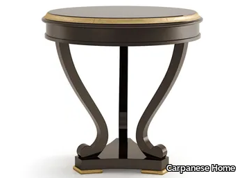 5030 - Round wooden high side table _ Carpanese Home