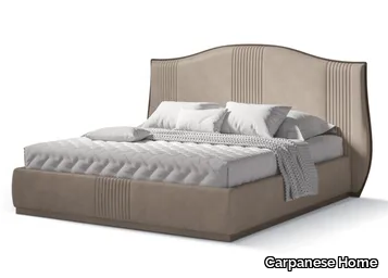 5789 - Fabric king size bed with upholstered headboard _ Carpanese Home