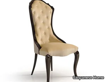 6010 - Velvet chair high-back _ Carpanese Home