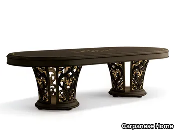 6013 - Oval wooden table _ Carpanese Home