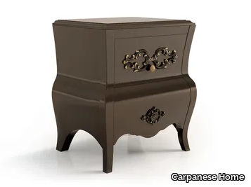 6172 - Rectangular wooden bedside table with drawers _ Carpanese Home