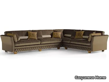 6443 - Corner velvet sofa _ Carpanese Home