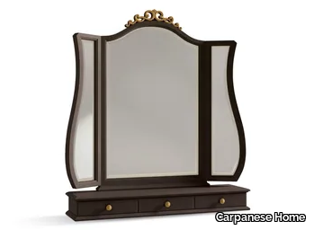 6534 - Countertop mirror with cabinet and shelf _ Carpanese Home