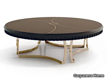 7038 - Round wooden coffee table _ Carpanese Home