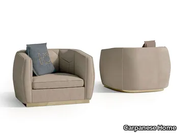 7137 - 7937 - Nabuk armchair with armrests _ Carpanese Home