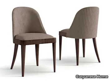 7309 - Upholstered nabuk chair _ Carpanese Home