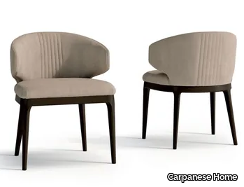 7310 - Upholstered nabuk chair _ Carpanese Home