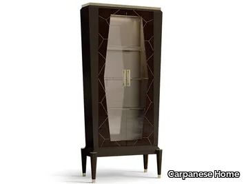 7501 - Wood and glass display cabinet _ Carpanese Home
