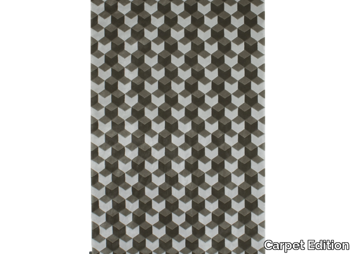 CUBE - Rectangular wool rug with geometric shapes _ Carpet Edition