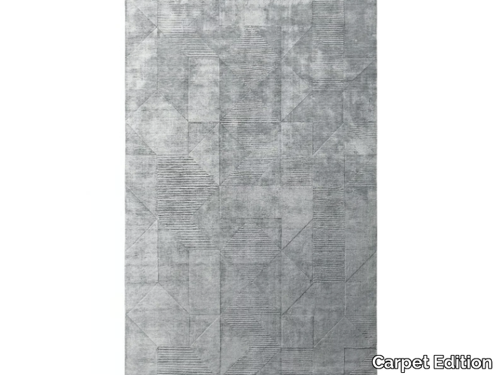 BSI 03 BAMBOO ICEBERG - Rectangular rug with geometric shapes _ Carpet Edition