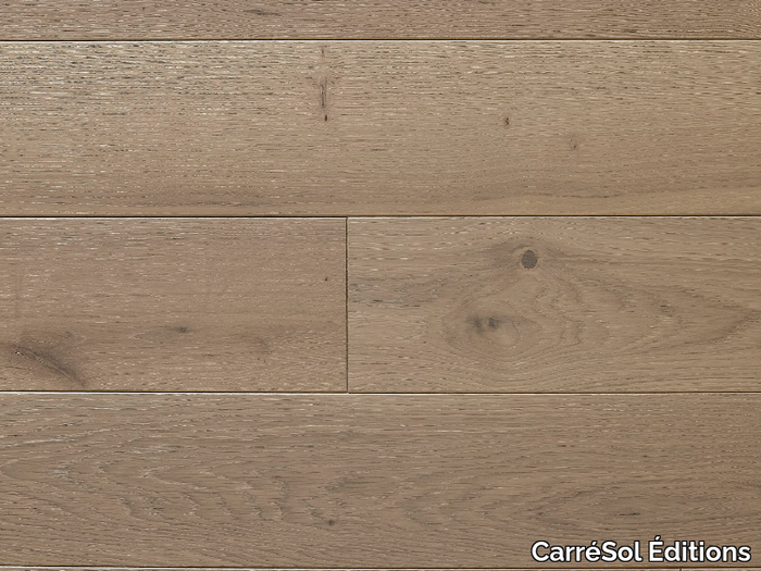 PARQUET CHÊNE SEMI-MASSIF VANILLE - Brushed oak parquet _ CarréSol Éditions