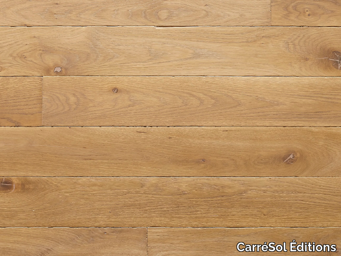 PLANCHER MARTELÉ CHÊNE MASSIF TAVLINE 100 - Oak parquet _ CarréSol Éditions