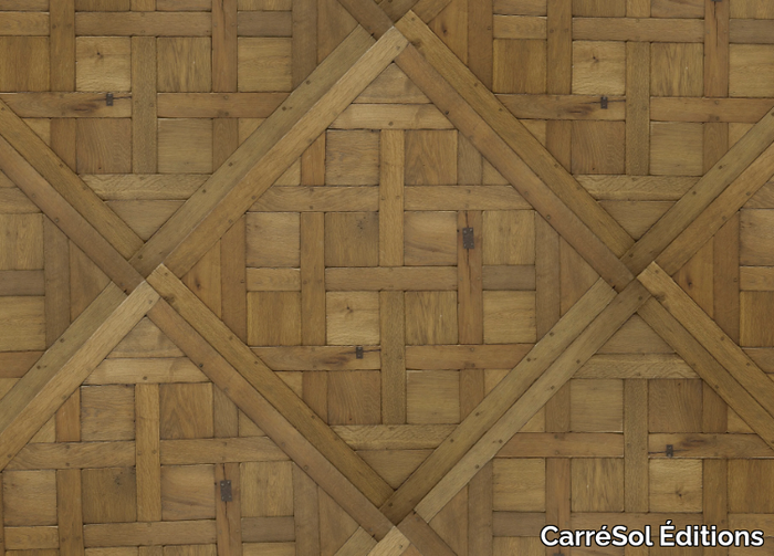 DALLE DE VERSAILLES AUTHENTIQUE CHÊNE MASSIF SULLY - Oak parquet _ CarréSol Éditions