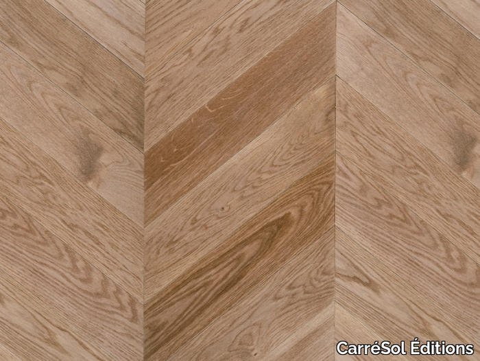 POINT DE HONGRIE CHÊNE CONTRECOLLÉ ELIXIR - Brushed oak parquet _ CarréSol Éditions