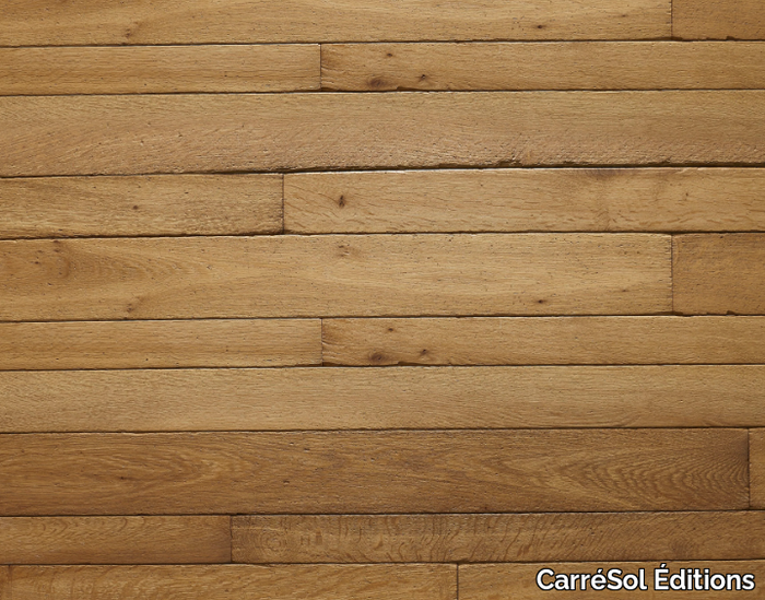 PLANCHER AUTHENTIQUE CHÊNE MASSIF COULANGES - Oak parquet _ CarréSol Éditions