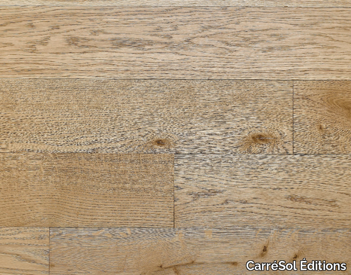 PARQUET CHÊNE SEMI-MASSIF CASHMERE - Brushed oak parquet _ CarréSol Éditions