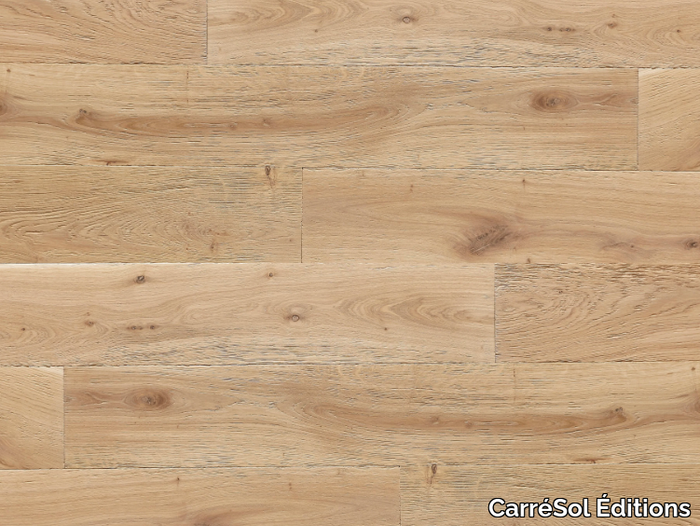 PLANCHER MARTELÉ CHÊNE MASSIF LARA - Oak parquet _ CarréSol Éditions