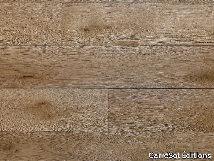 PARQUET CHÊNE SEMI-MASSIF ALPAGE - Brushed oak parquet _ CarréSol Éditions