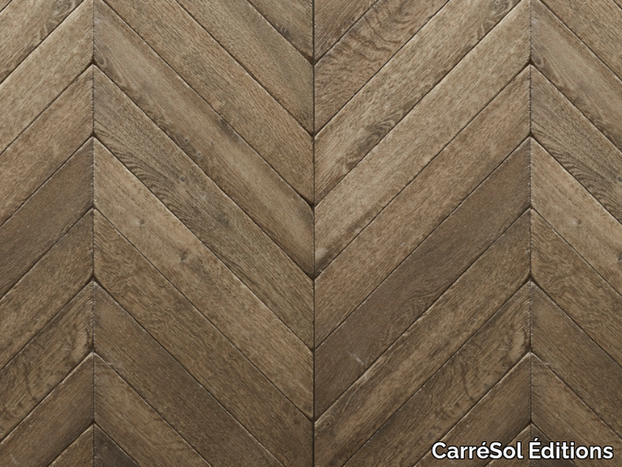 POINT DE HONGRIE AUTHENTIQUE CHÊNE MASSIF APOLLINAIRE - Oak parquet _ CarréSol Éditions