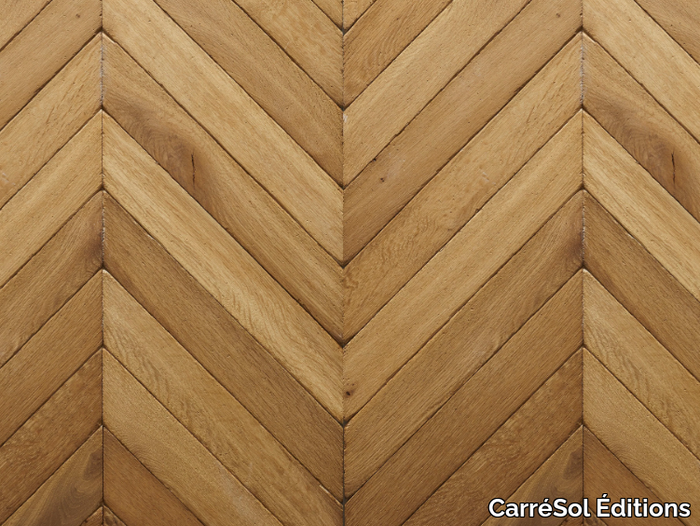 POINT DE HONGRIE AUTHENTIQUE CHÊNE MASSIF COULANGES - Oak parquet _ CarréSol Éditions