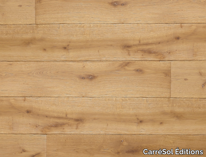 PLANCHER MARTELÉ CHÊNE MASSIF TAVLINE - Oak parquet _ CarréSol Éditions