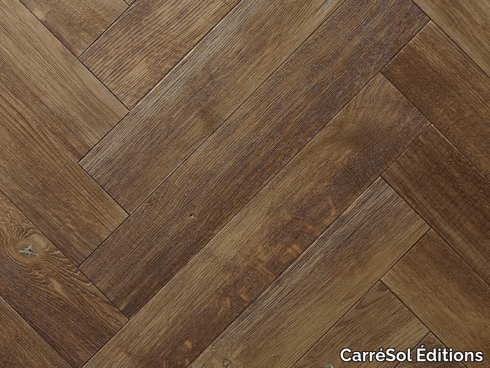 BÂTON ROMPU CHÊNE SEMI-MASSIF TR 3 - Oak parquet _ CarréSol Éditions