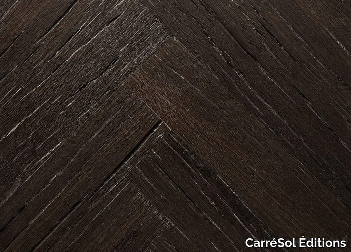 BÂTON ROMPU SEMI-MASSIF BOG OAK - Oak parquet _ CarréSol Éditions