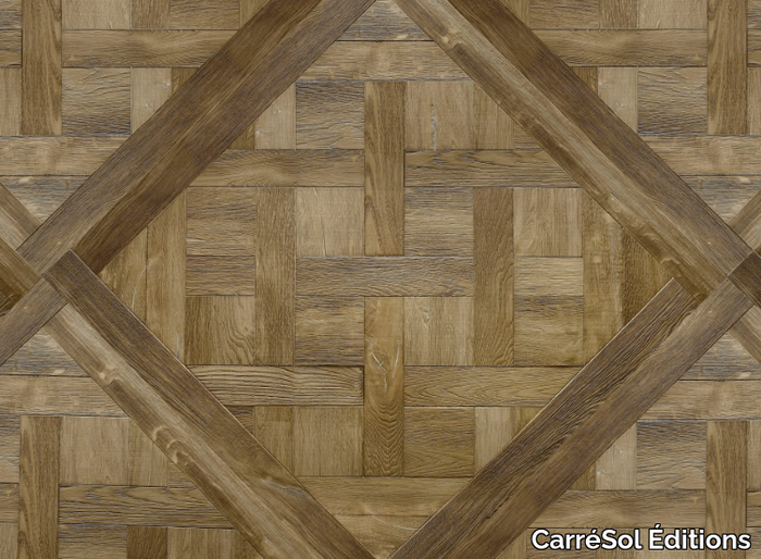 DALLES DE VERSAILLES CHÊNE SEMI-MASSIF TR 3 - Oak parquet _ CarréSol Éditions