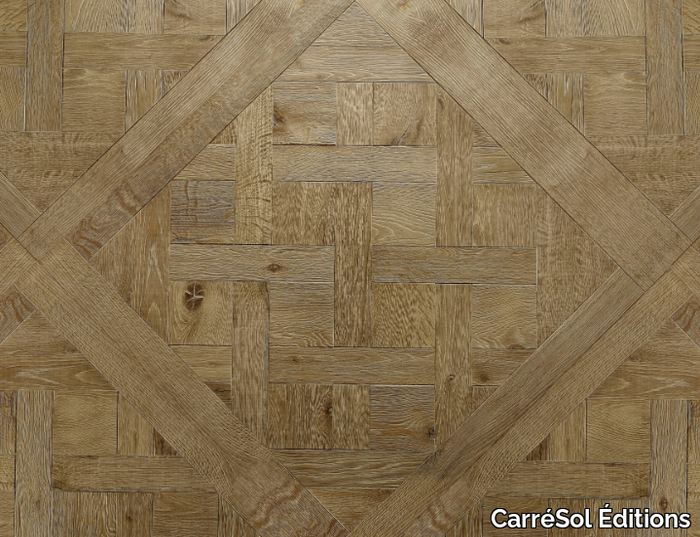 DALLES DE VERSAILLES CHÊNE SEMI-MASSIF TR 1 - Oak parquet _ CarréSol Éditions