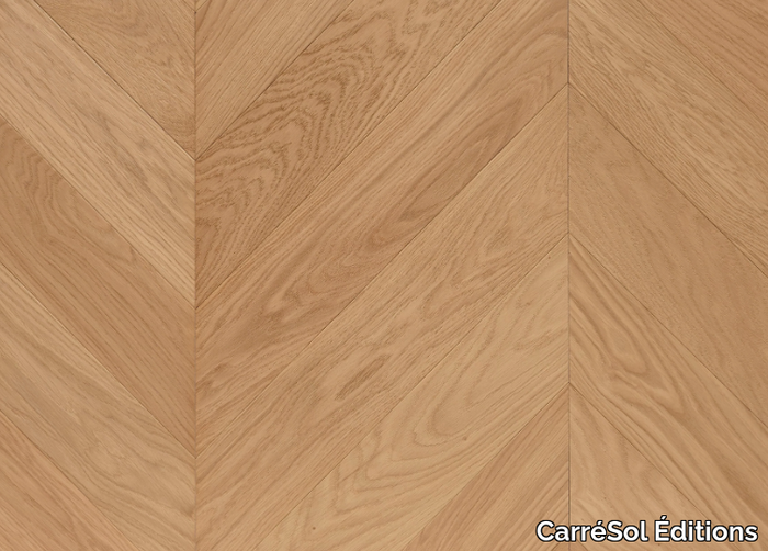 POINT DE HONGRIE CHÊNE SEMI-MASSIF NATURALIZZATO 120 - Oak parquet _ CarréSol Éditions