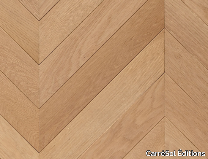 POINT DE HONGRIE CHÊNE SEMI-MASSIF NATURALIZZATO - Oak parquet _ CarréSol Éditions