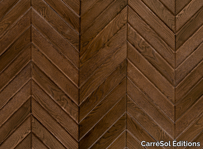 POINT DE HONGRIE CHÊNE SEMI-MASSIF TERRA - Oak parquet _ CarréSol Éditions