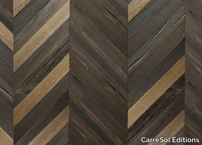 POINT DE HONGRIE SEMI-MASSIF CHÊNE DES MARAIS - Oak parquet _ CarréSol Éditions