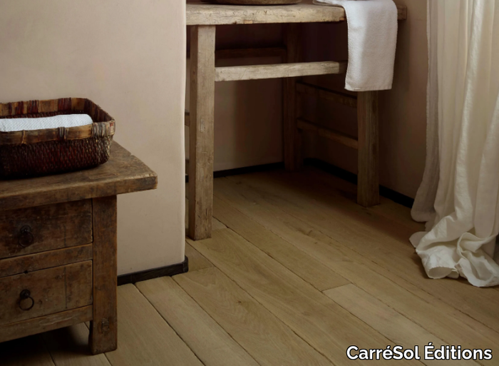 PLANCHER AUTHENTIQUE CHÊNE MASSIF BAUDELAIRE - Oak parquet _ CarréSol Éditions