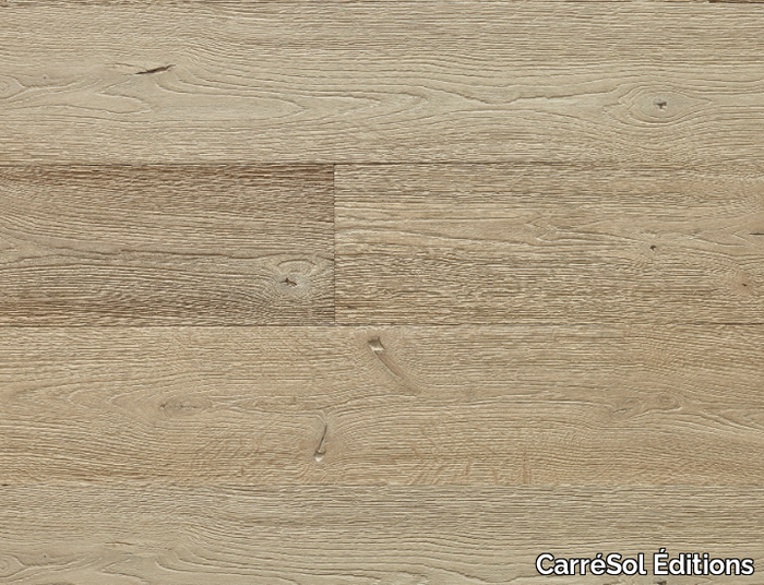 PLANCHER SABLÉ CHÊNE CÔTIER - Oak parquet _ CarréSol Éditions