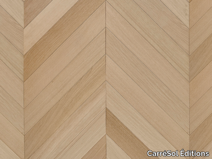 POINT DE HONGRIE CHÊNE CONTRECOLLÉ CORN - Brushed oak parquet _ CarréSol Éditions