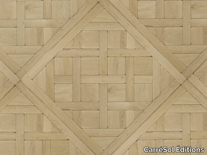 DALLE DE VERSAILLES AUTHENTIQUE CHÊNE MASSIF BAUDELAIRE - Oak parquet _ CarréSol Éditions