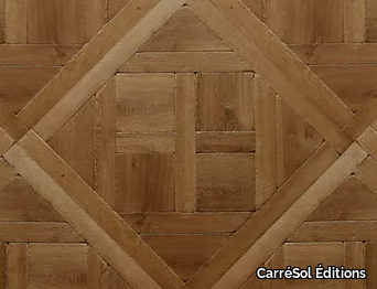 DALLE SOUBISE AUTHENTIQUE CHÊNE MASSIF SULLY - Oak parquet _ CarréSol Éditions