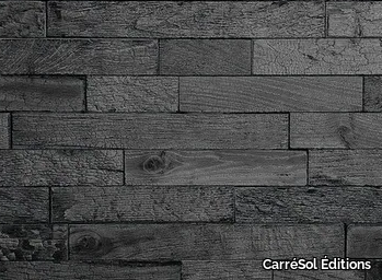 PANNEAU DÉCORATIF CHÊNE BURN - Oak wall tiles _ CarréSol Éditions