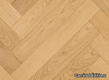 BÂTON ROMPU CHÊNE CONTRECOLLÉ ESSENCE - Brushed oak parquet _ CarréSol Éditions