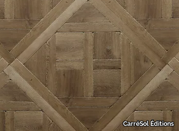 DALLE SOUBISE AUTHENTIQUE CHÊNE MASSIF APOLLINAIRE - Oak parquet _ CarréSol Éditions