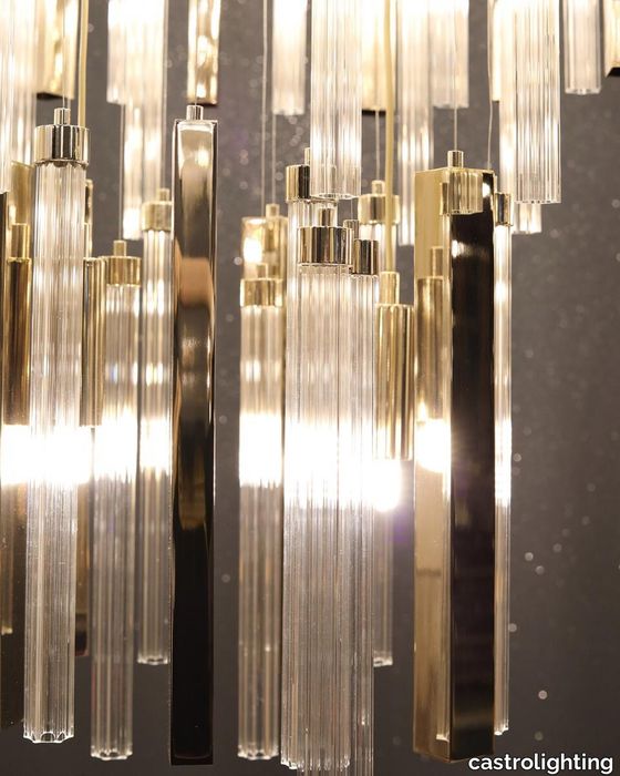 Maison-et-Objet-Paris-2019-highlights-castro-lighting-blaze-suspension-chandelier-finish-gold-plated-brass-glass-pendants-detail.JPG