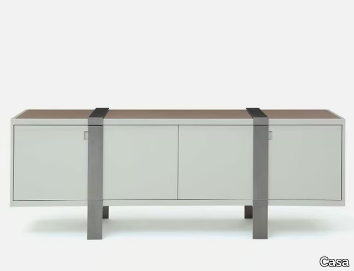 BRENTA - Wooden sideboard with doors _ Casa