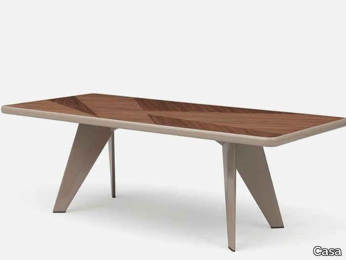 BARRAFRANCA - Rectangular wooden dining table _ Casa