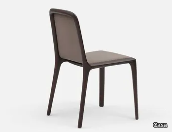 VIDOR - Upholstered wooden restaurant chair _ Casa