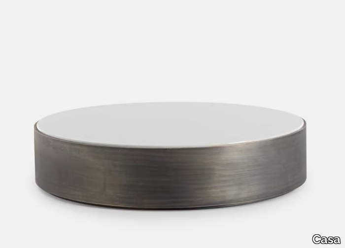 PANAREA - Low round metal coffee table _ Casa